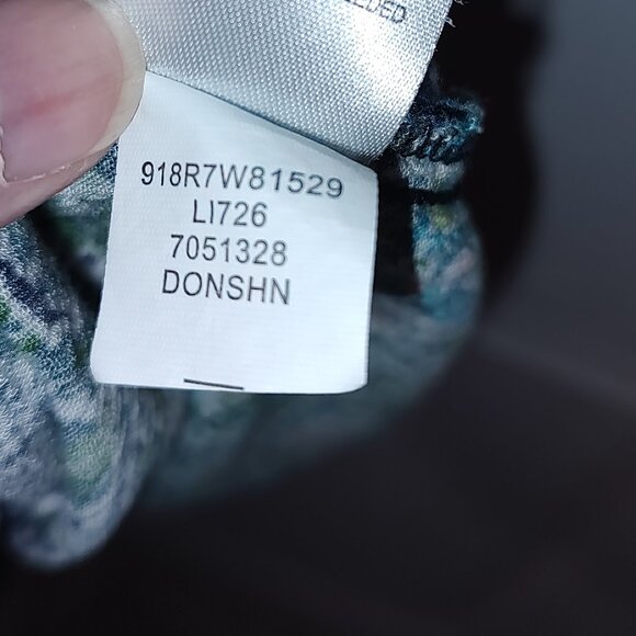 One World 100% Viscose Flowy Lace Accent Summer Dress-Open Back-Size 2x-3X - Picture 15 of 15